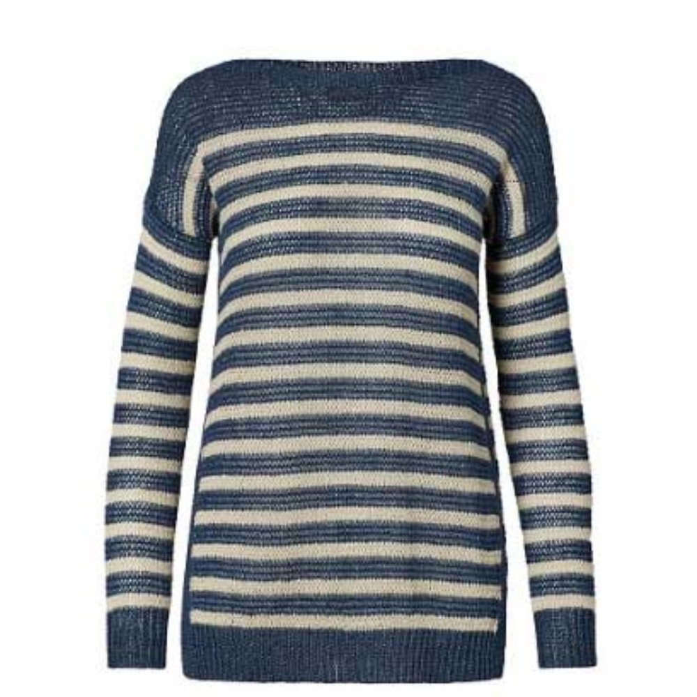 Polo Ralph Lauren Striped Linen Boat Neck sweater